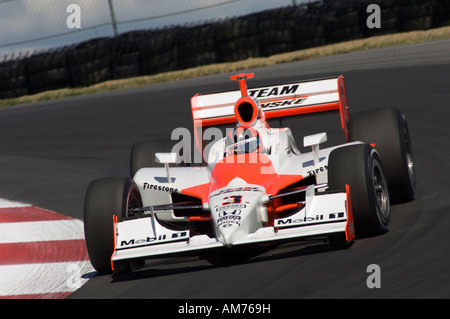 Helio Castroneves in der Indycar 200 in Mid-Ohio, 2007 Stockfoto