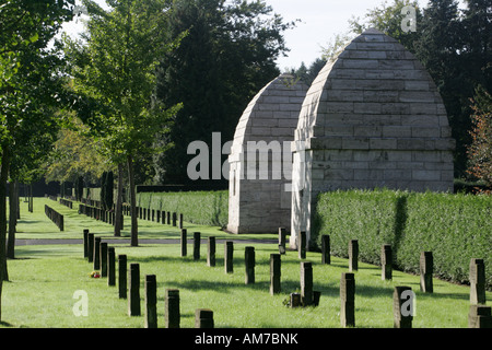 Eingang, englische Soldatenfriedhof, Köln, Nordrhein-Westfalen, Deutschland Stockfoto