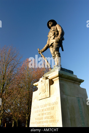 Kings Royal Rifle Corps Memorial in der Winchester Cathedral UK Stockfoto