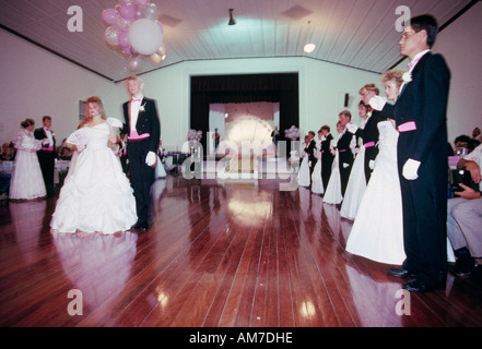 Debütantin Ball, ländlichen Australien Stockfoto