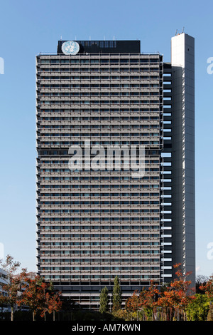 Ehemaliges Gebäude der Abgeordneten des Deutschen Bundestages, heute UN-Campus, Bonn, NRW, Deutschland, Stockfoto