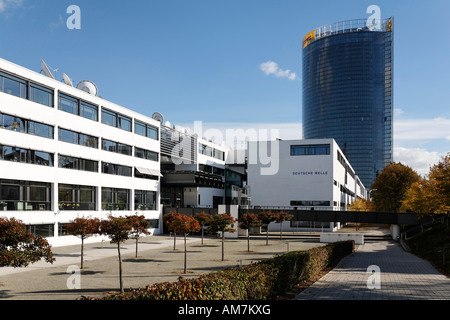 Hauptsitz der deutschen Radiosender Deutsche Welle, Schürmann-Bau, Bonn, NRW, Deutschland, Stockfoto