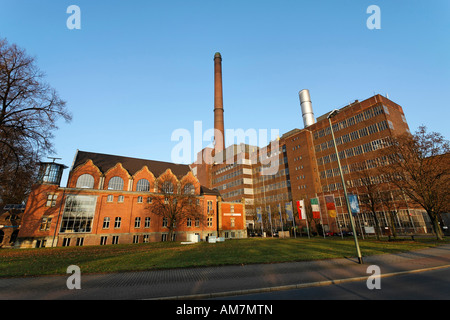 Museum der deutschen Binnenschifffahrt, ThysseKrupp Power station Hermann Wenzel, Duisburg-Ruhrort, NRW, Deutschland Stockfoto