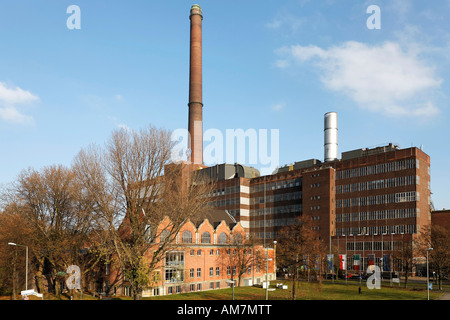 Museum der deutschen Binnenschifffahrt, ThysseKrupp Power station Hermann Wenzel, Duisburg-Ruhrort, NRW, Deutschland Stockfoto