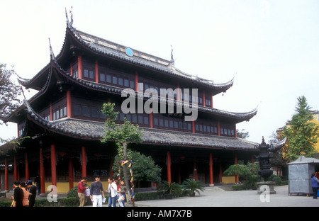 Quanfu Tempel in Zhouzhuang Stockfoto