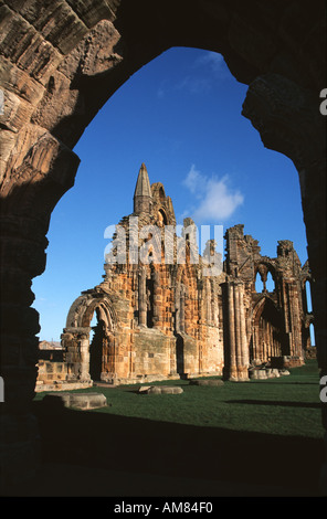 Whitby Abtei aus dem 11. Jh. Stockfoto