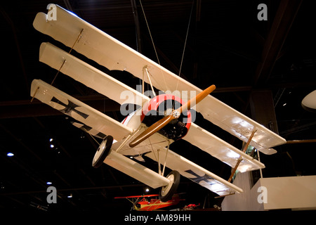 Wisconsin USA Oshkosh Air Venture Experimental Aviation Association EAA Museum Fokker Dr 1 Dreidecker deutsche WWI Flugzeug Stockfoto