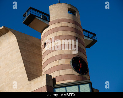 1 Geflügel, EC2. Gebaut 1998. Sir James Stirling & Michael Wilford & Assocs Ltd. Stockfoto