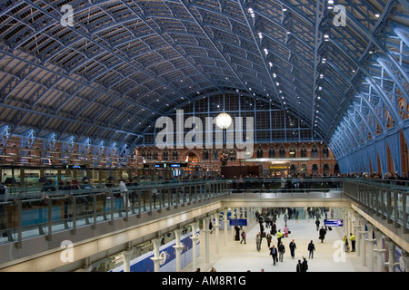 Eröffnungstag 6. November 2007 St Pancras international Station London Stockfoto