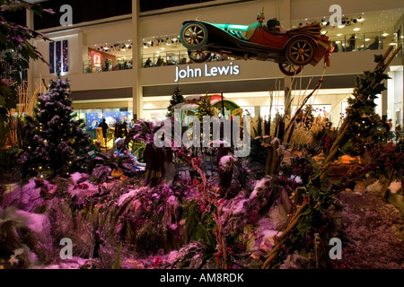 Weihnachten-Display Thecentre:mk Milton Keynes Einkaufszentrum Buckinghamshire Stockfoto