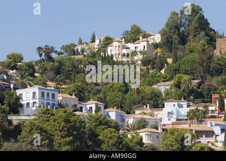 in der Nähe von San Pedro de Alcantara Costa Del Sol Malaga Provinz Spanien Immobilien auf dem Landgut La Heredia Stockfoto