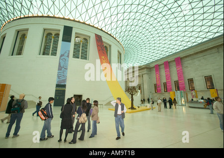 Der Great Court im British museum Stockfoto