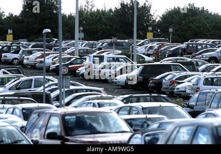 Parken am Flughafen Birmingham, West Midlands, England, UK Stockfoto
