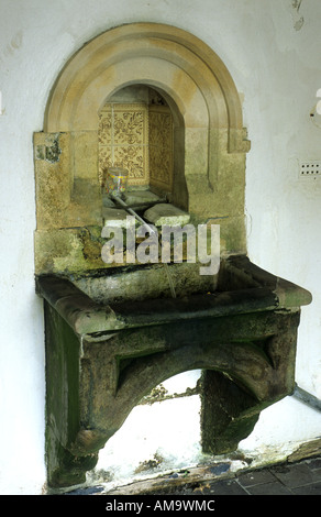 Malvern Wasser Auslauf am Heiligen gut, Malvern Wells, Worcestershire, England, UK Stockfoto