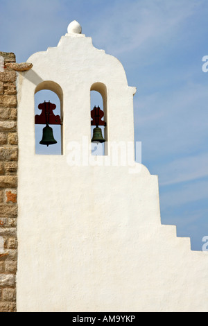 Kapelle Glockenturm Algarve Portugal Stockfoto