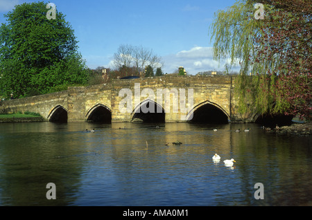 Bakewell Brücke, Derbyshire, England Stockfoto