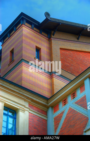 Bayreuther Festspielhaus [Theater] in Deutschland. Das Opernhaus ist die Website für die jährlichen Richard-Wagner-Festspiele. Stockfoto