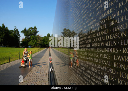 Vietnam Veterans Memorial in Washington, D.C. Stockfoto