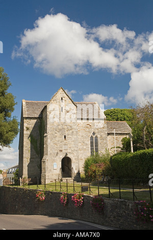 UK Dorset Wareham North Street sächsischen Kirche von St. Martin an den Wänden Stockfoto