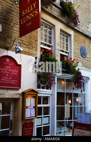 Sally Lunns Haus Bad Somerset England Stockfoto