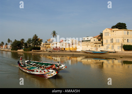 Senegal, Region Saint-Louis, Saint-Louis, Pont Faidherbe über Senegal-Fluss Stockfoto