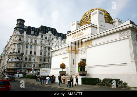 August 2008 - die Sezession Gebäude Kunstmuseum Wien Österreich Stockfoto