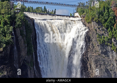 Montmorency fällt in der Nähe von Quebec City, Kanada Stockfoto