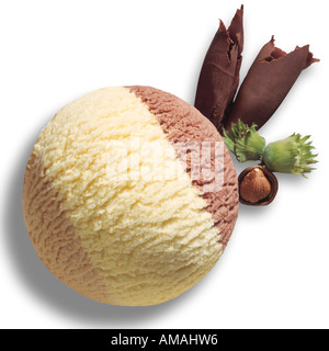 Kugel Eis Stockfoto