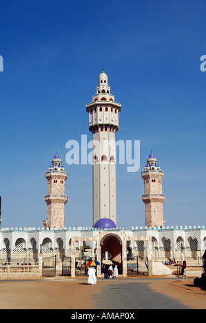 Senegal, Diourbel Region, Touba, heilige Stadt für Mouride Bruderschaft, die große Moschee Stockfoto