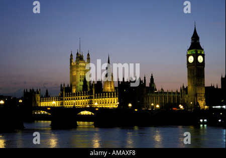 London Big Ben und Westminster Abbey Stockfoto