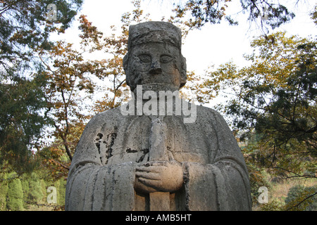 Allee der Steinstatuen, Ming Tomb, China Stockfoto
