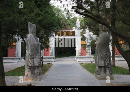 Allee der Steinstatuen, Ming Tomb, China Stockfoto