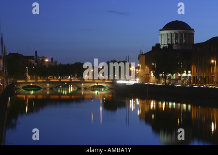 Vier wichtigsten Gerichte, die Gerichte Gebäude, Irland, Dublin Stockfoto