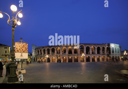 Der Roman Arena von Verona Italien aus dem ersten Jahrhundert n. Chr. Stockfoto