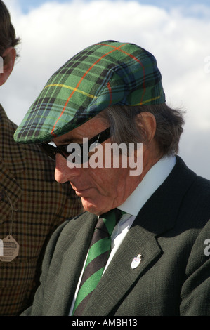 Sir Jackie Stewart interviewt in Goodwood Stockfoto