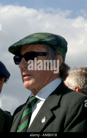 Sir Jackie Stewart interviewt in Goodwood Stockfoto