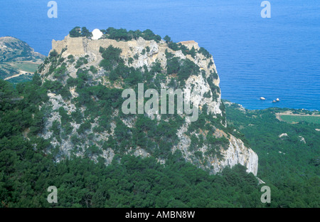 Monolithos Burg auf der Insel Rhodos Stockfoto