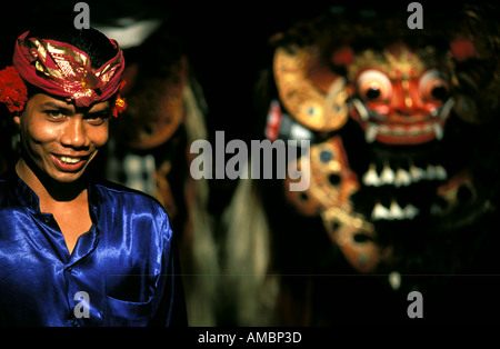 Bali Legong Kraton Tänzerin Stockfoto