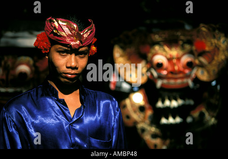 Bali Legong Kraton Tänzerin Stockfoto