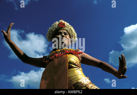 Bali Legong Kraton Tänzerin Stockfoto