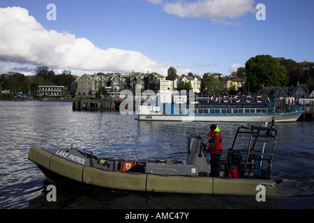 Ansichten rund um Bowness auf Windermere Cumbria UK Seenplatte Stockfoto