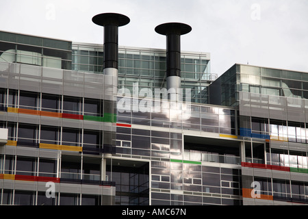 Detail der National Australia Bank am Victoria Harbour Docklands Melbourne Australien Stockfoto