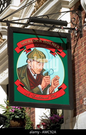 Sherlock Holmes Public House in London Stockfoto