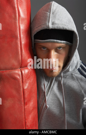 Porträt von Boxer Stockfoto