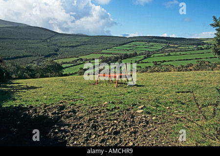 BLACKSTAIRS MOUNTAINS CO WEXFORD REPUBLIC OF Irland Europäische UNION Oktober ländlichen Aussicht auf die Berge Stockfoto