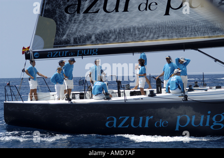 Infantin Cristina King s Cup Segeln Wettbewerb Copa Rey Vela Regatta Palma Bay Mallorca Spanien Europa Mittelmeer Stockfoto