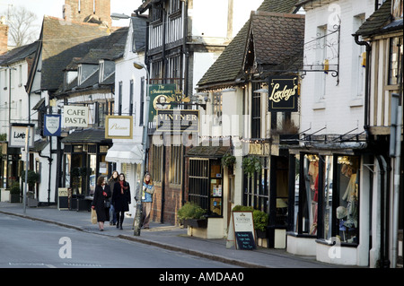 Sheep Street in Stratford-upon-Avon Warwickshire UK. März 2004 Stockfoto
