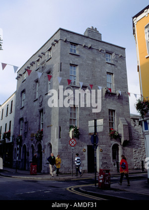 "Lynch Schloss", Ecke Shop Street und Abbeygate Street, Galway, County Galway, Eire (Irland). Stockfoto