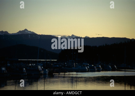 Angelboote/Fischerboote, Alaska Stockfoto