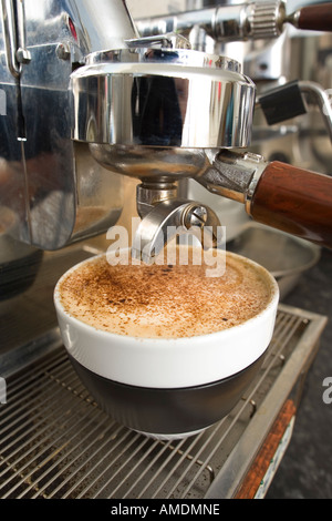 Frischen Cappuccino Stockfoto